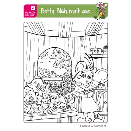 Betty Blüh Ausmalbild 2 25