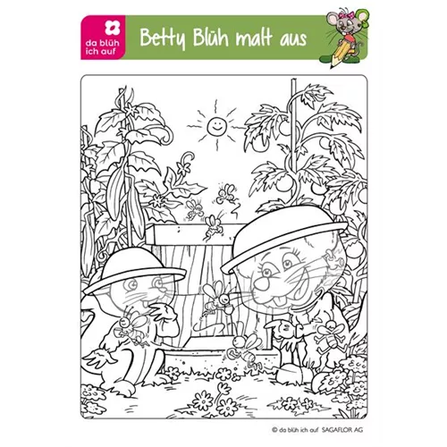 Betty Blüh Ausmalbild 3 25